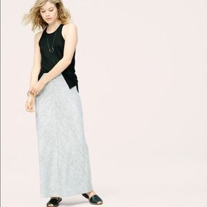 Ann Taylor Lou and Grey Spacedye Maxi Skirt XS